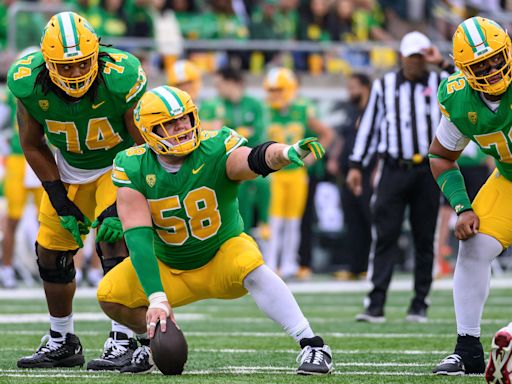 Raiders pick Oregon OL Jackson Powers-Johnson in second round of 2024 NFL Draft