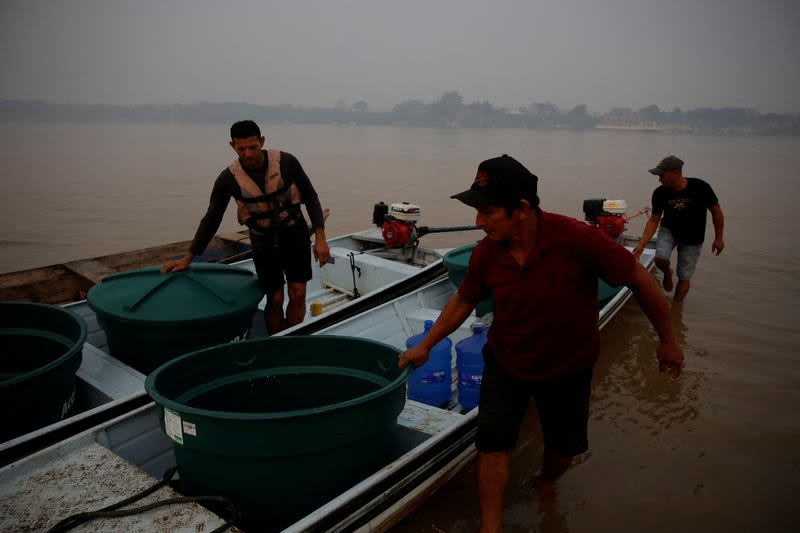 Amazon rivers’ low water levels bring fresh challenges for locals