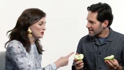 How to crack open an apple with your bare hands like Paul Rudd (video)