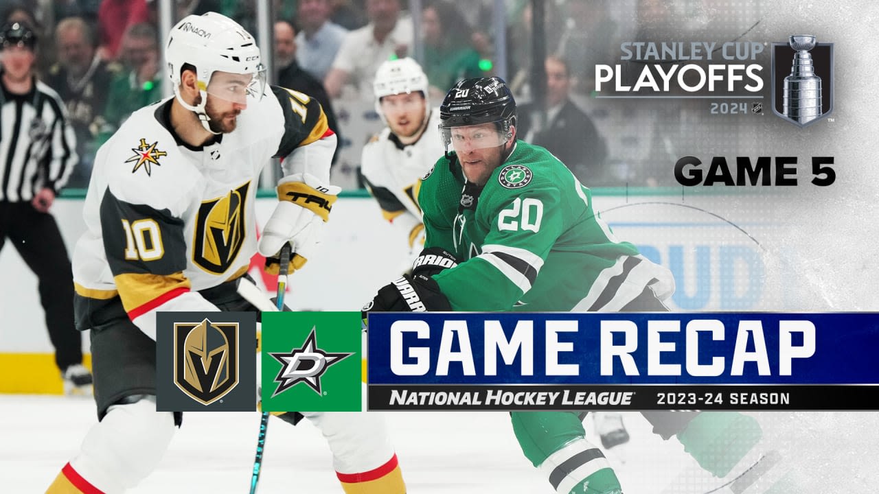 Stars edge Golden Knights in Game 5, push defending champs to brink | NHL.com