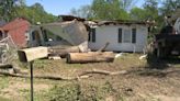 Rock Hill home split in half, owner leaning on faith after escaping through window