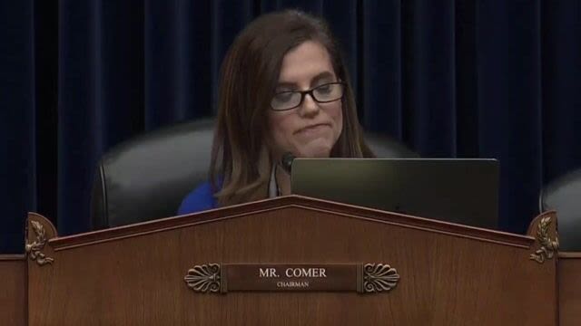 "You can read it for yourself": EPA Admin. Michael Regan refuses to read Rep. Nancy Mace's signs at Oversight hearing.