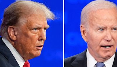 7 moments from Trump-Biden debate - from freezing to false abortion claims