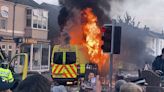 Clashes break out in London outside Downing Street as the killing of 3 children sparks more violence