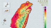 一圖看高溫有多驚人！台灣本島成烤地瓜 只有「新竹市」沒亮高溫燈號