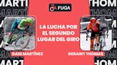 Dani Martínez vs. Geraint Thomas: la lucha por el segundo lugar en LA FUGA