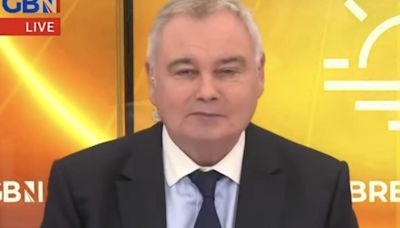 Watch the moment Eamonn Holmes is left red faced in 'naked swimming' chat on TV