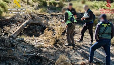 Investigado por dos delitos de incendio forestal y 19 conatos en la Sierra de la Carrasqueta de Xixona