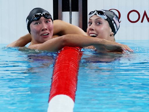 2024 Olympics: Torri Huske, after Tokyo heartbreak, wins Team USA's first individual gold in Paris