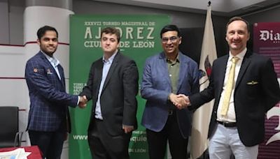Los excampeones Anand y Topálov disputarán la primera semifinal del Ciudad de León