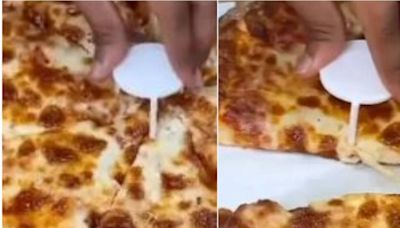 店員揭披薩三角架「神秘用途」！5秒神奇影片瘋傳 網驚呼：長知識了