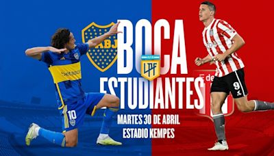 Boca vs. Estudiantes, por la semifinal de la Copa de la Liga: horario, por dónde ver y formaciones