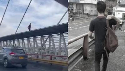 Salud mental en Colombia sigue siendo desatendida: joven saltó de un viaducto en Pereira y en vez de ayudar lo filmaron