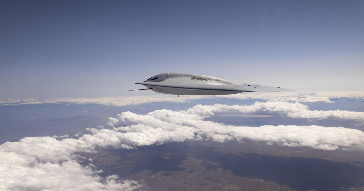 Air Force unveils photos of B-21 Raider in flight as nuclear stealth bomber moves closer to deployment