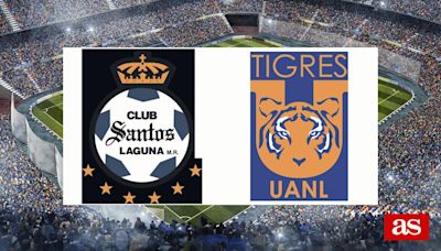 Santos Laguna 0-3 Tigres: resultado, resumen y goles
