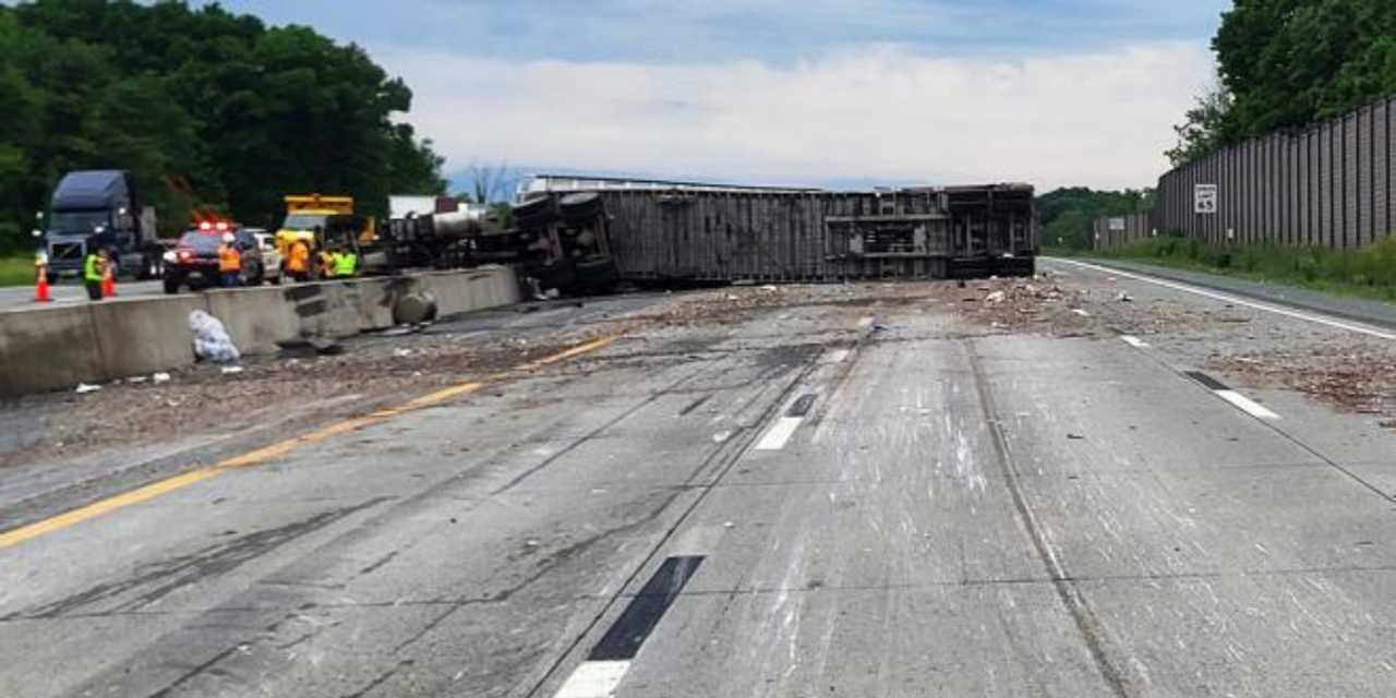 Double-Fatal Crash: Man, Woman ID'd After Tractor-Trailer Rolls Over On I-87 In Albany