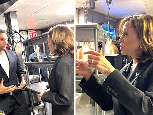 Kamala Harris visita restaurante latino en Nueva York y recuerda a pequeños negocios cómo pueden recibir financiamiento - El Diario NY