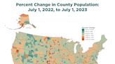 Seaford micropolitan area population grows the most of US micropolitans in 2023