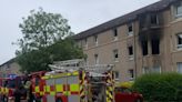 Two people taken to hospital after fire broke out at Glasgow flat