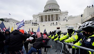 One man was a Capitol Police officer. The other rioted on Jan. 6. They're both running for Congress