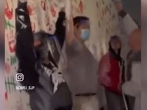 Video shows CWRU student protesters sprayed with paint while demonstrations continue on campus