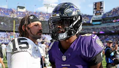 Ravens' QB Lamar Jackson has more pass attempts than Patrick Mahomes this season