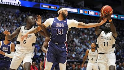 Estados Unidos estuvo a punto de perder contra Sudán del Sur en básquetbol rumo a los Juegos Olímpicos de París