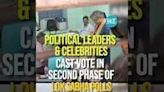 Political Leaders and Celebrities Cast Vote In Second Phase Of Lok Sabha Polls #loksabhapolls