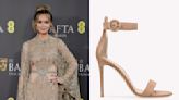 Emily Blunt Keeps It Neutral in Suede Gianvito Rossi Heels at the 2024 BAFTA Awards