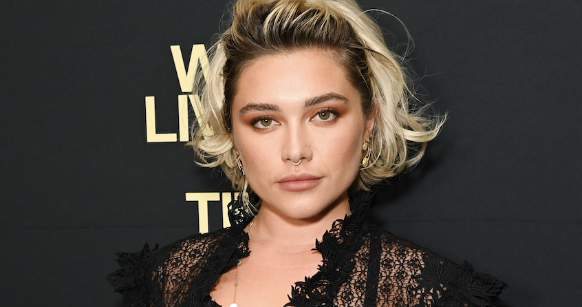 Florence Pugh's See-Through LBD Puts Her Bra and Undies on Full Display