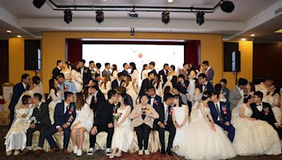 雲林縣府首度舉辦集團結婚 30對新人520共結良緣