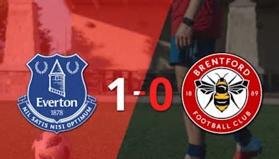 A Everton le alcanzó con un gol para derrotar a Brentford en el estadio Goodison Park