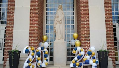 Tears and cheers fill St. Ann's as St. Maria Goretti conducts its final commencement