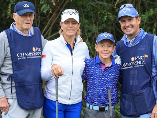 Annika Sorenstam on how motherhood has changed her, and what it's like sharing the spotlight with son Will