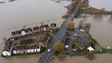 UK flood warnings – latest: Environment agency issue 34 alerts as Wales hit by downpours
