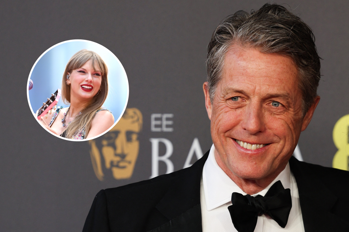 Hugh Grant's message to Taylor Swift takes off online