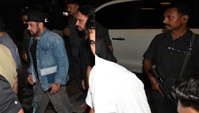 WATCH: Salman Khan’s swag is unbeatable as he arrives at airport amidst massive security and gunmen