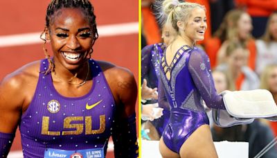 LSU athlete where Livvy Dunne trains looking to follow in Usain Bolt's footsteps