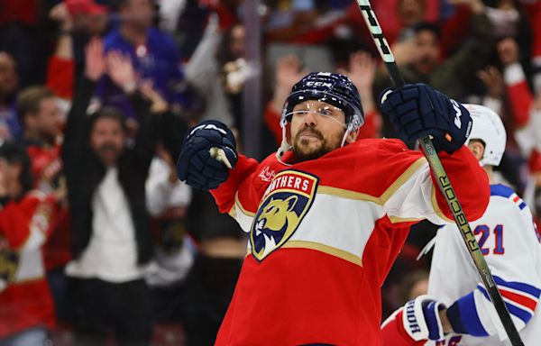 Florida Panthers win in OT to even up series with New York Rangers at two games apiece