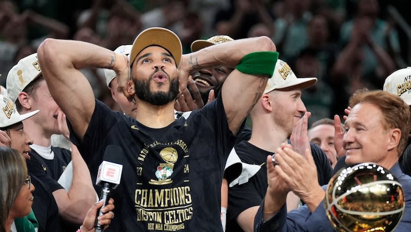 Jayson Tatum thanked God on Monday — but not for the win