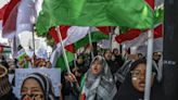 Centenares de personas se manifiestan en Indonesia y Malasia en apoyo a palestinos