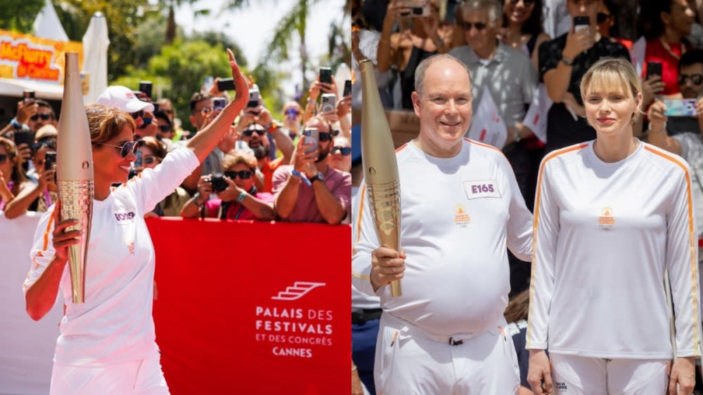 Princess Charlene of Monaco, Halle Berry and More Stars Lead Olympic Torch Relay Ahead of Paris Games