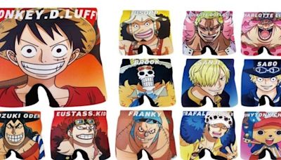 Dedicated One Piece Fans Can Now Dress Themselves in Underwear Covered in the Straw Hats' Faces