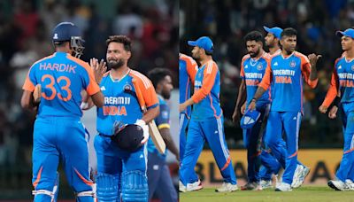 Rishabh Pant Celebrates India's Clean Sweep Over Sri Lanka With 'Pather Per Pather' Viral Trend: WATCH