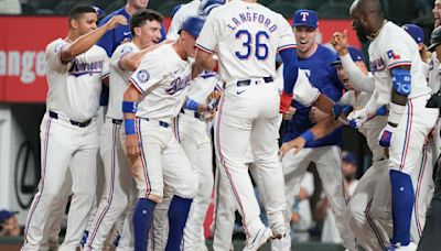 Wyatt Langford joins Jackie Robinson on historic MLB shortlist with walk-off grand slam