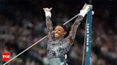 Simone Biles dazzles in Paris Olympics debut despite injury scare | Paris Olympics 2024 News - Times of India
