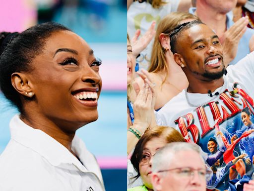 Simone Biles's Husband Jonathan Owens Posts Sweet Tribute for Her First Paris 2024 Gold