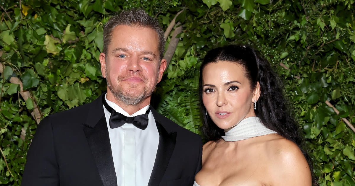 Matt Damon's Wife Luciana Barroso Wears Sneakers to Met Afterparty