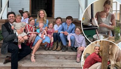 ‘Queen of the trad wives’ speaks out about raising 8 kids on remote ranch, giving birth without pain relief