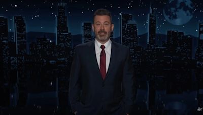 Jimmy Kimmel Calls Trump’s Disturbing Time Interview ‘Quite a His Kampf’ | Video